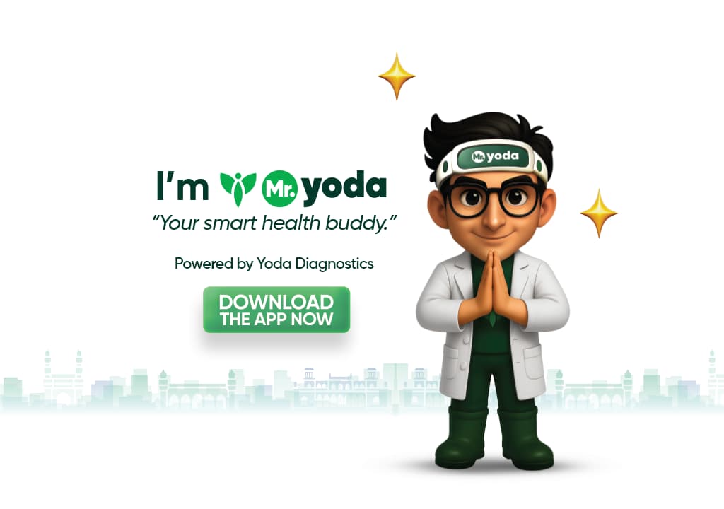 Mr.Yoda app — book blood test online India, home sample collection